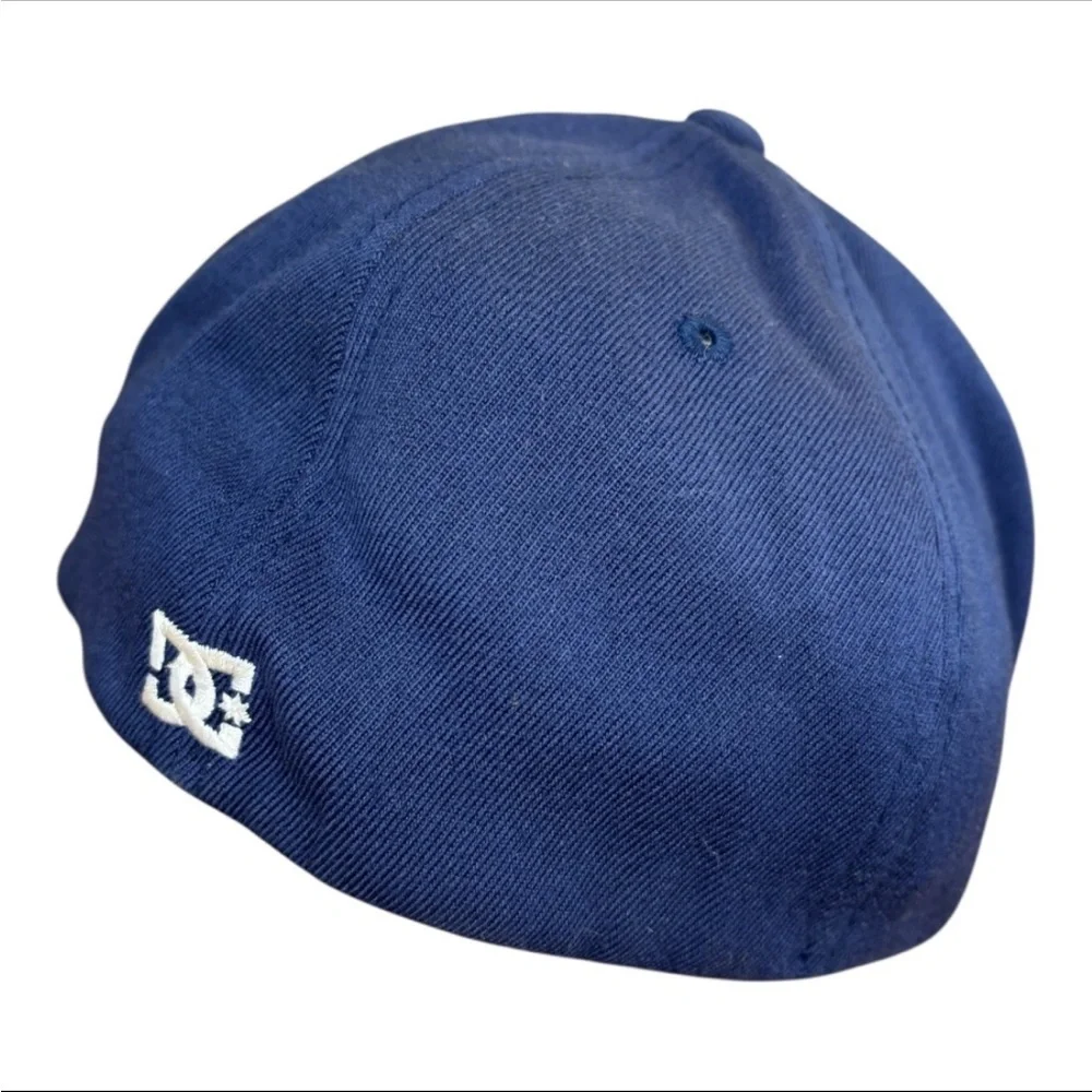 DC Blue and Red Star 2 Logo Flexfit Hat Size L-XL